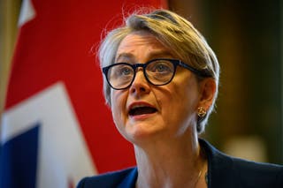 Foreign secretary Yvette Cooper